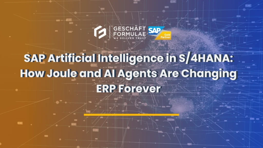 SAP Artificial Intelligence in S/4HANA