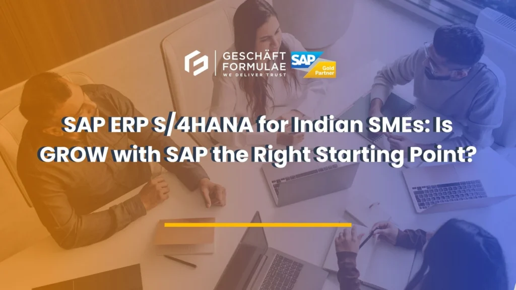SAP ERP S/4HANA for Indian SMEs