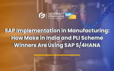 SAP Implementation in Manufacturing PLI scheme Winners