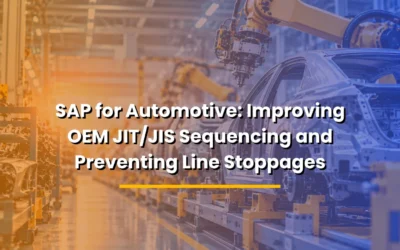 SAP for Automotive Improving OEM JITJIS Sequencing
