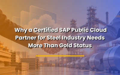 SAP Gold Partner vs. Migration Ownership in Steel